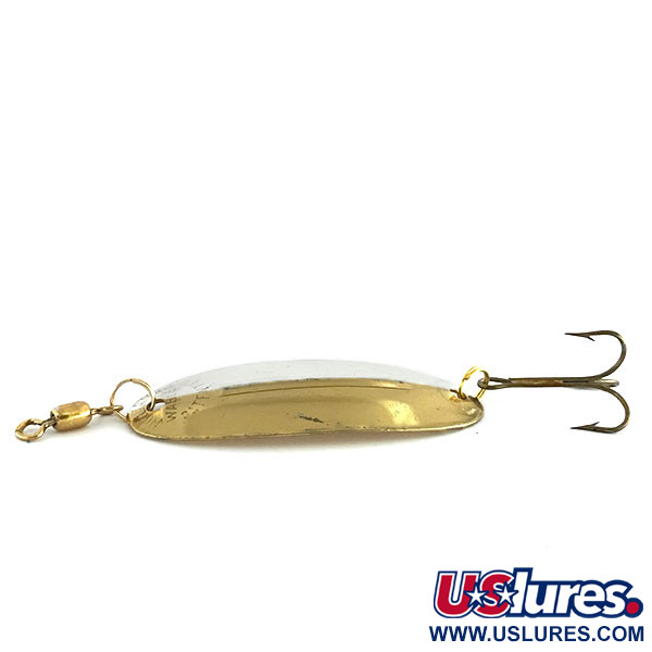 Vintage   Williams Wabler W50, 1/2oz Gold / Silver fishing spoon #8674