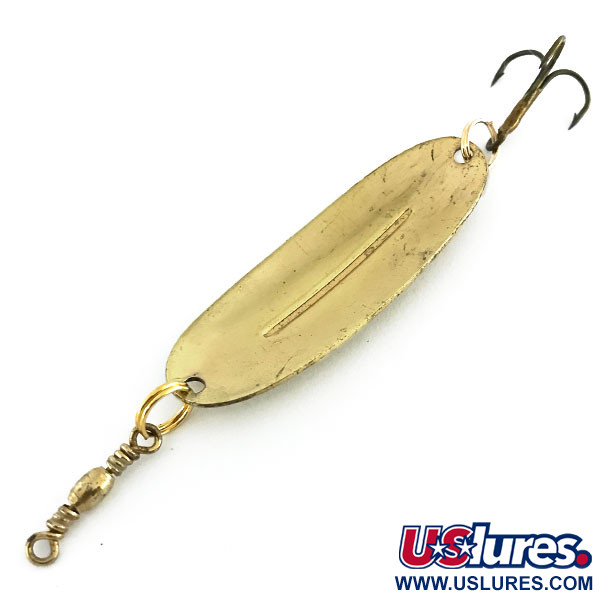 Vintage   Williams Wabler W40, 1/4oz Gold fishing spoon #8675