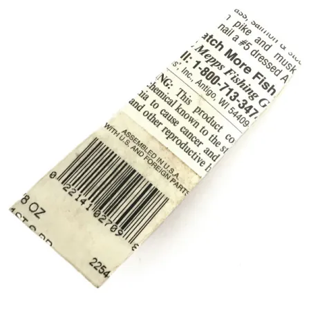 Mepps Aglia 1 dressed, 1/8oz Silver spinning lure #8678