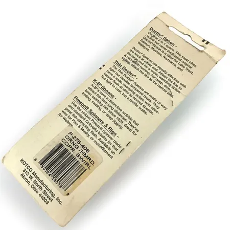 Vintage Prescott Spinner Little Doctor 275, 3/4oz fishing spoon #8680