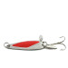 Vintage  Marathon Bait Company Marathon (with sonic blades), 2/5oz Nickel / Red fishing spoon #8682