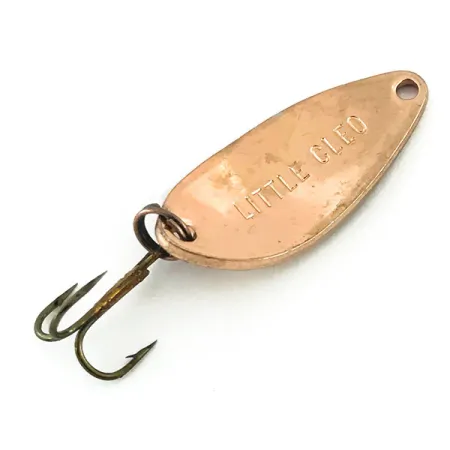 Vintage Seneca Little Cleo, 3/16oz Copper / Red fishing spoon #8683