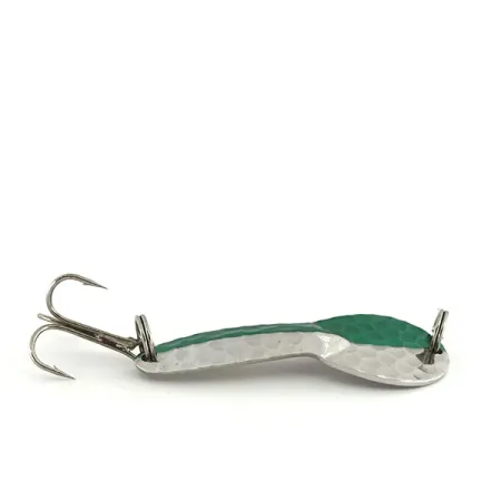Acme Dazzler #2, 1/4oz Hammered Nickel / Green fishing spoon #8700