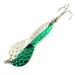  Acme Dazzler #2, 1/4oz Hammered Nickel / Green fishing spoon #8700