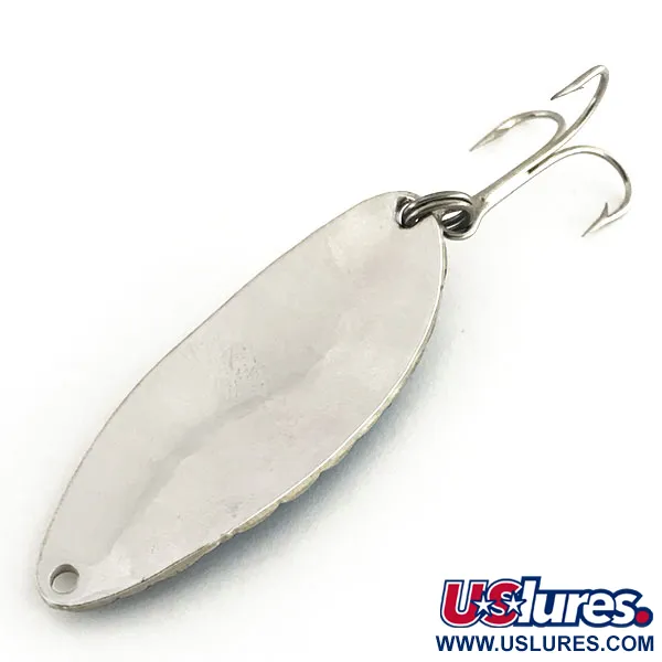 Vintage   Acme Little Cleo, 2/5oz Nickel / Blue fishing spoon #8701