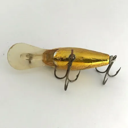 Vintage Bill Norman Little Scooper, 1/4oz Gold fishing lure #8706