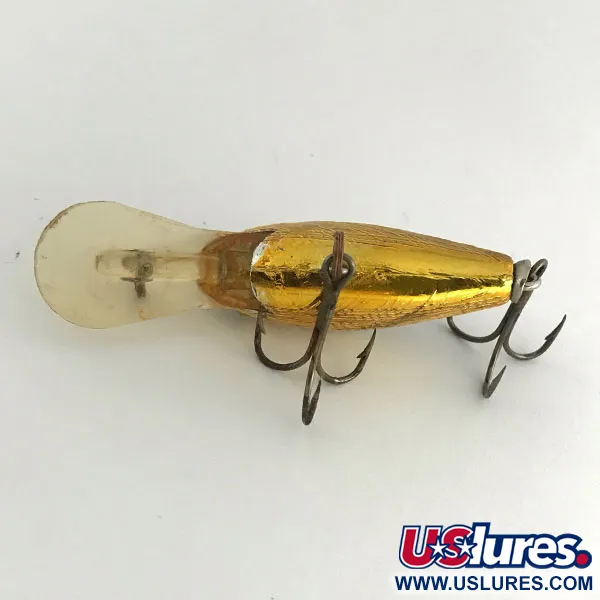 Vintage   Bill Norman Little Scooper, 1/4oz Gold fishing lure #8706