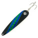 Vintage  Eppinger Dardevle King Flutter Devle 3200, 1/2oz Black / White / Green / Blue fishing spoon #8707