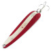 Vintage  Eppinger Dardevle ThinDevle, 2/5oz Red / White / Nickel fishing spoon #8711