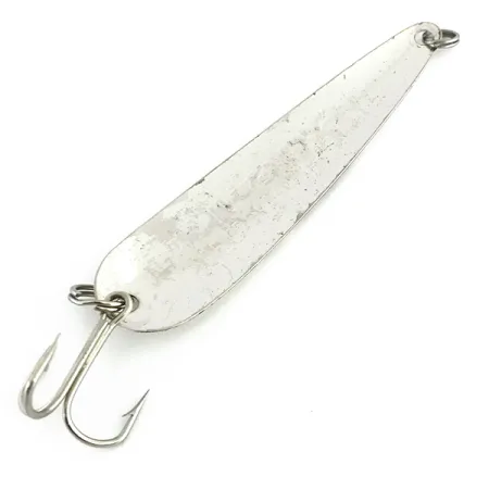 Vintage Eppinger Dardevle Flutter-Chuck 3500, 1/4oz Hammered Silver fishing spoon #8728