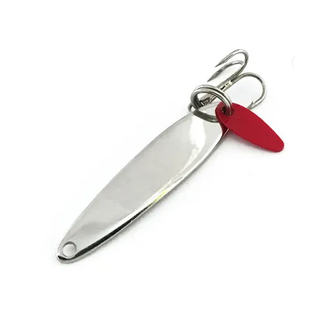 Vintage Bay de Noc Swedish pimple, 3/16oz Nickel fishing spoon #8730