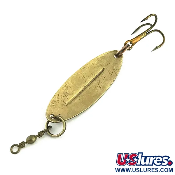 Vintage Williams Wabler W20, 3/32oz Brass fishing spoon #8740