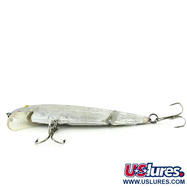 Vintage   Rebel Floater Jointed, 1/4oz Silver / Blue fishing lure #8748