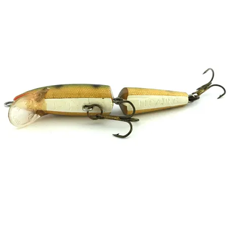 Vintage Rapala Jointed J-9, 1/4oz Fire Tiger fishing lure #8749