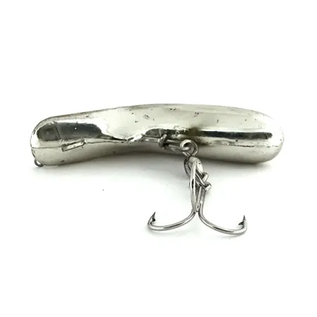 Vintage Luhr Jensen Fire Plug , 3/16oz Mirror Silver fishing lure #8760