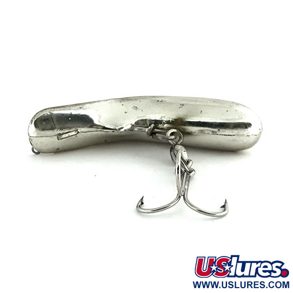 Vintage Luhr Jensen Fire Plug , 3/16oz Mirror Silver fishing lure #8760