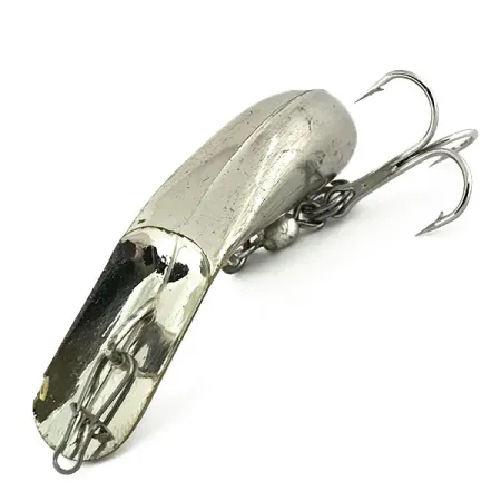 Vintage Luhr Jensen Fire Plug , 3/16oz Mirror Silver fishing lure #8760