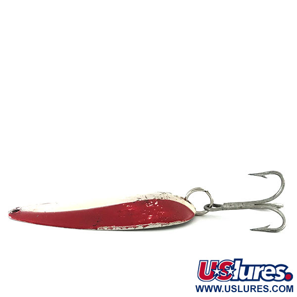 Vintage  Eppinger Dardevle Dardevlet, 3/4oz Red / White / Nickel fishing spoon #8762