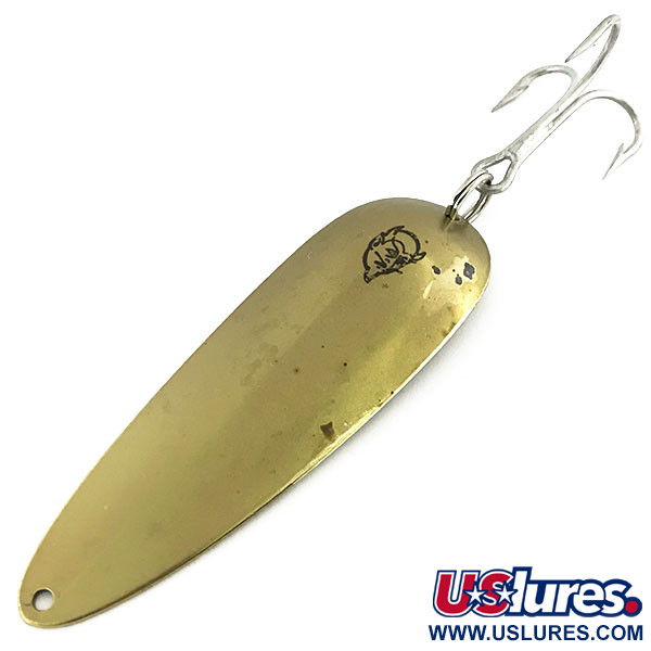 Vintage  Eppinger Dardevle, 1oz Gold fishing spoon #8763
