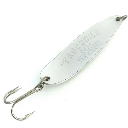 Vintage Luhr Jensen Krocodile Die #3 Glow, 1/2oz fishing spoon #8771
