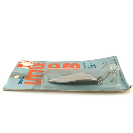 Seneca Little Cleo (Hula Girl), 1/2oz Nickel / Green fishing spoon #8786