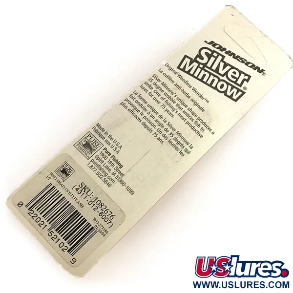 Weedless Johnson Silver Minnow