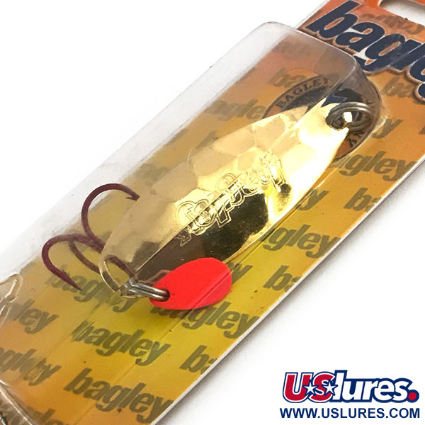  Bagley Bait Bagley, 1/3oz Gold fishing spoon #8792