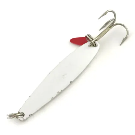 Vintage Bay de Noc Swedish pimple, 1/3oz Pearl fishing spoon #8794