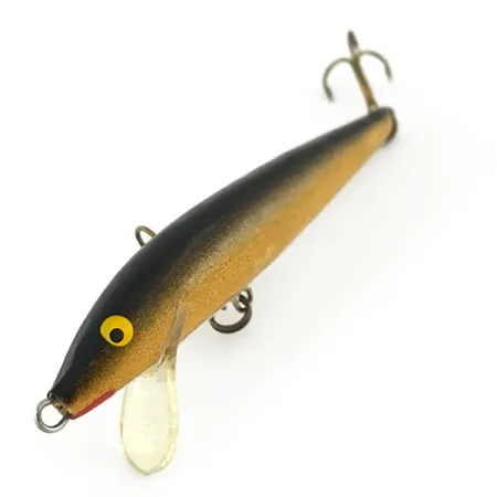 Vintage Rapala Original Floater F9, G (Gold) fishing lure #8795