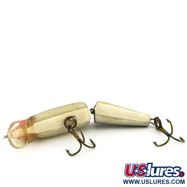 Vintage Rapala Jointed J-9, 1/4oz S (Silver) fishing lure #8796