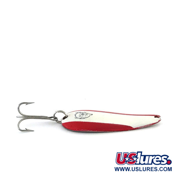 Vintage  Eppinger Dardevle Imp, 2/5oz Red / White / Nickel fishing spoon #8802