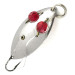 Vintage  Hofschneider Weedless Red Eye Junior, 2/5oz Nickel / Red Eyes fishing spoon #8804