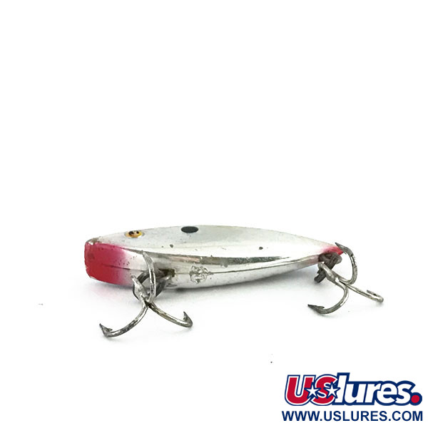 Vintage   Bill Lewis Rat-L-Trap RT 258 Chrome Black Blue, 3/16oz RT 258 Nickel Black Blue fishing lure #8825