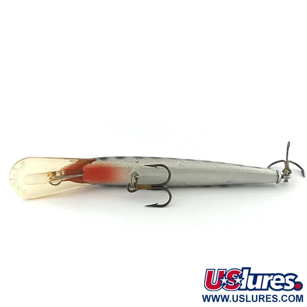 Vintage   Bagley's Diving Bang-O-LureBagley's Diving Bang-O-Lure, 2/5oz Silver / Black fishing lure #8828