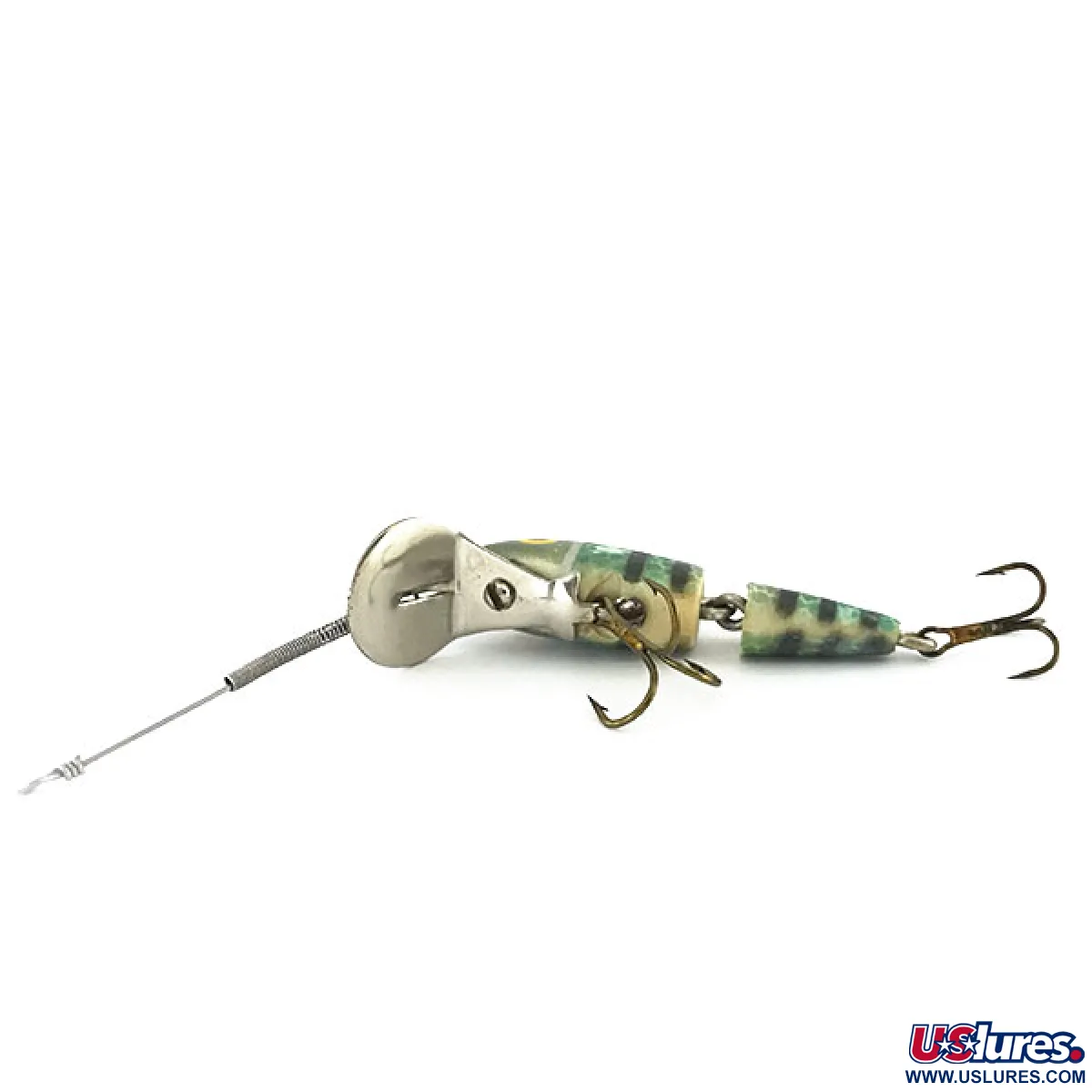 Vintage Suick Cisco Kid Jointed, 3/16oz Perch fishing lure #8830