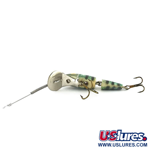 Vintage Suick Cisco Kid Jointed, 3/16oz Perch fishing lure #8830