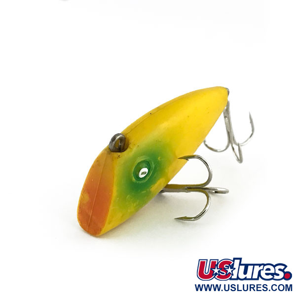 Vintage Bayou Boogie Whopper Stopper, 1/4oz Yellow fishing lure #8831