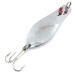 Vintage   Herter's Canadian Spoon , 1/3oz Nickel / Red Eyes fishing spoon #8835