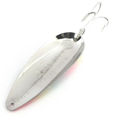 Vintage Eppinger Dardevle Dardevlet , 3/4oz Rainbow Pearl fishing spoon #8852
