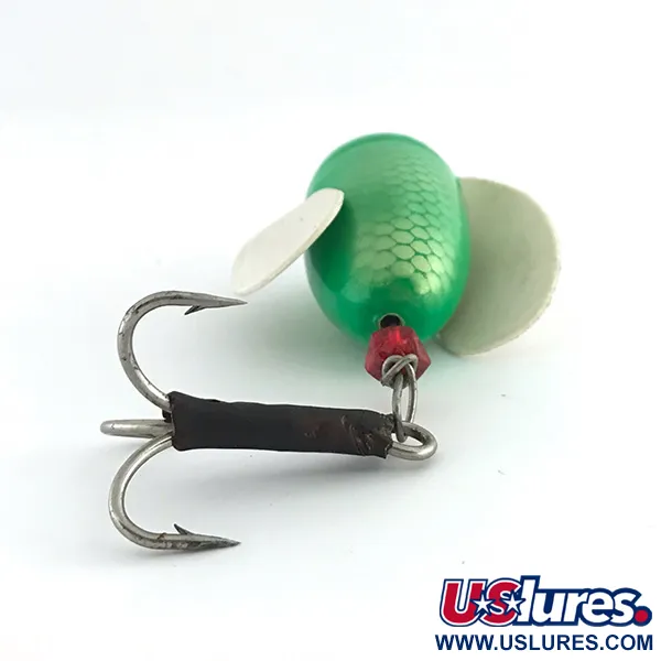 Vintage  Luhr Jensen Spin-n-Glo, 2/5oz Green spinning lure #8856