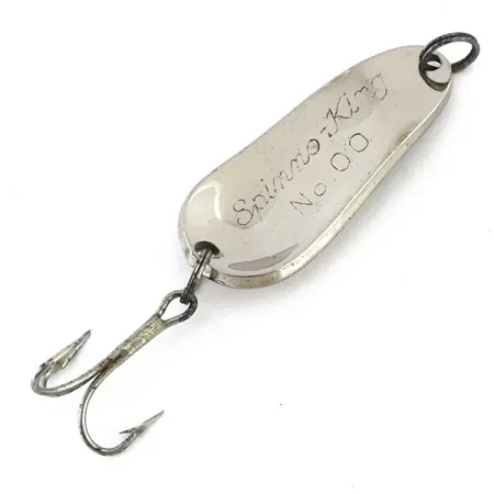 Vintage Weller Spinno-King 00, 1/4oz Nickel fishing spoon #8868