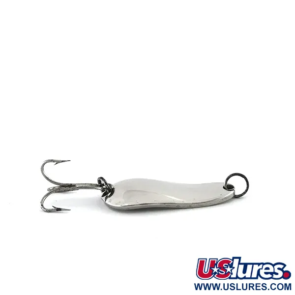 Vintage Weller Spinno-King 00, 1/4oz Nickel fishing spoon #8868