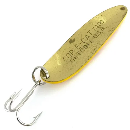 Vintage Eppinger Dardevle Cop-E-Cat 7400, 2/3oz Five of Diamonds fishing spoon #8880