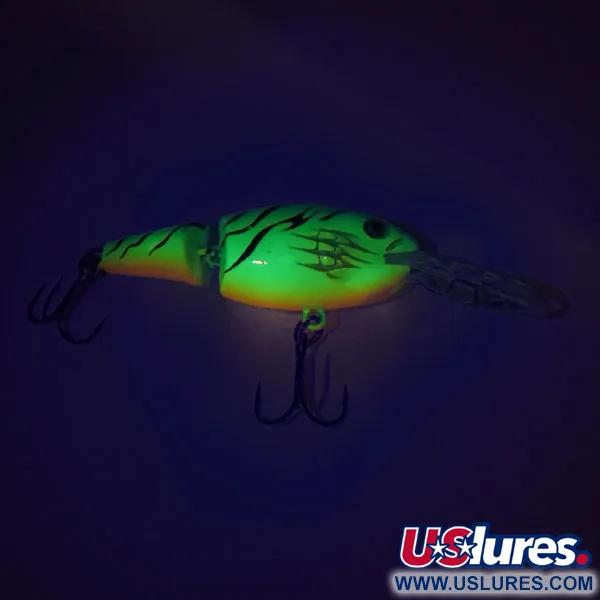 Vintage Rapala Shad Rap Jointed RS 04, 3/16oz Fire Tiger fishing lure #8884