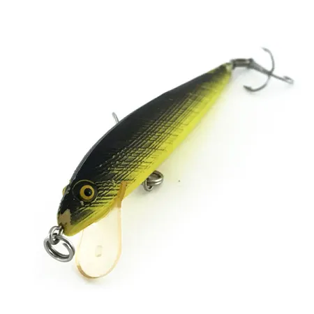 Vintage Norman Minnow Floater, 3/16oz Chartreuse fishing lure #8887