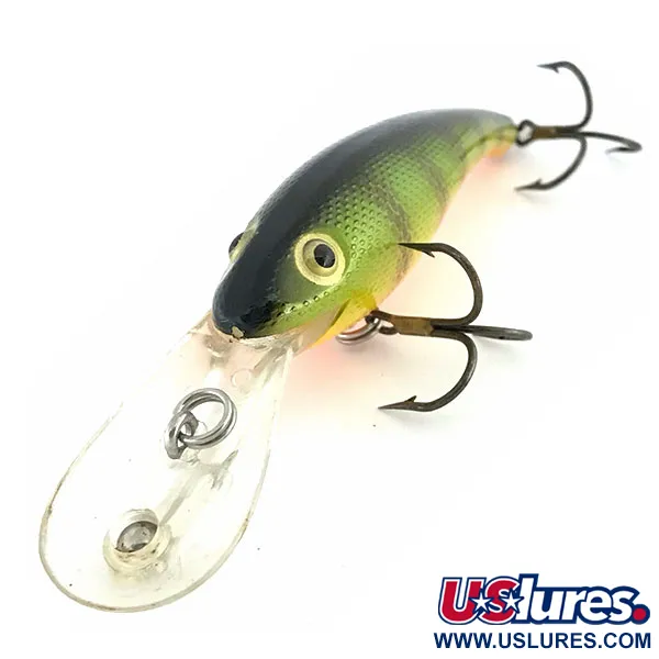 Vintage   Cotton Cordell Wally Diver, 1/2oz Perch fishing lure #8888