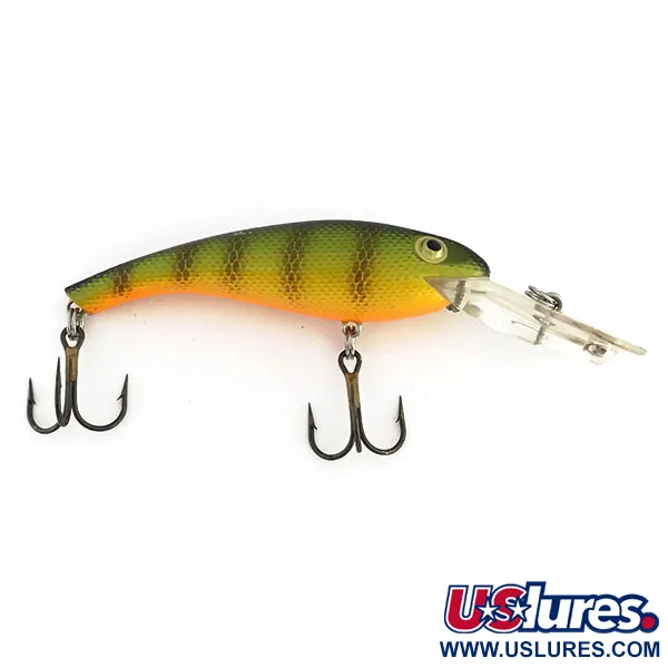 Vintage   Cotton Cordell Wally Diver, 1/2oz Perch fishing lure #8888