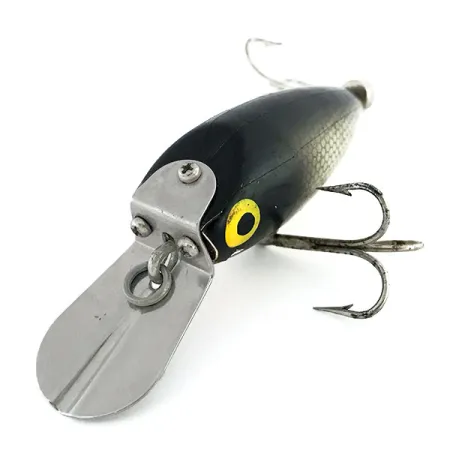 Vintage Wood's Lures Woods Deep R Doodle Series 300, 2/5oz Smoky Joe ​ fishing lure #18001