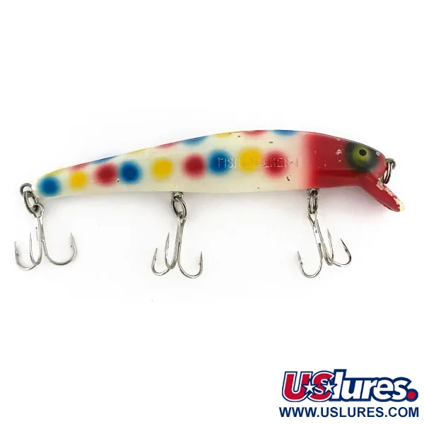 Vintage Grapentin Specialties  Catchmore Fish Stalker, 1/2oz White / Red / Blue fishing lure #8897