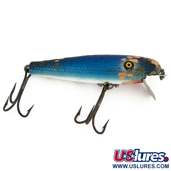 Vintage   Pflueger Palomine, 2/5oz Light Blue fishing lure #8898